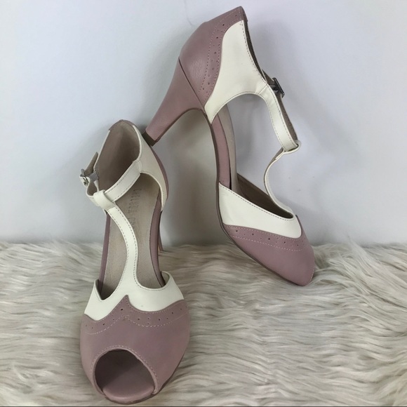 chelsea crew Shoes - Chelsea Crew VTG inspired T strap peep toe heels
